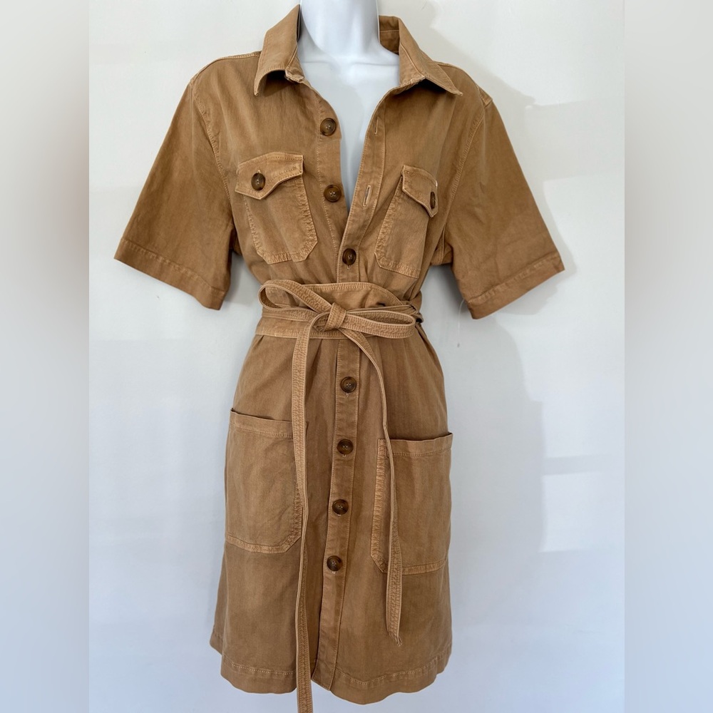 MOTHER The Wrapped Up Mini
Dress In Tan🔥 - Picture 13 of 17